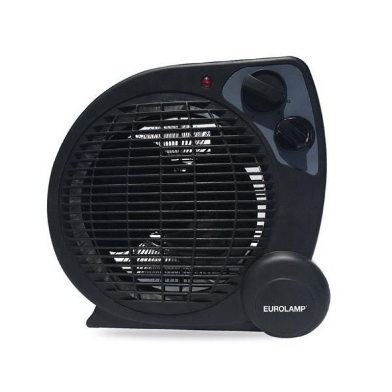 Eurolamp 300-41205 Αερόθερμο Δωματιου 2 Ταχυτήτων με Θερμοστάτη 2000W 